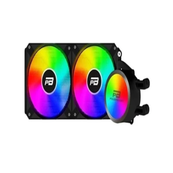 GAMEBOOSTER PRIME P240B GB-LCS-P240B RAINBOW FANLI LGA1700/AM5 UYUMLU 240MM CPU SIVI SOĞUTMA SİSTEMI (SİYAH) 