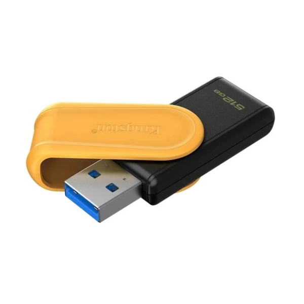 KINGSTON DTXS/512GB 512GB PORTABLE USB 3.2 GEN1 DATATRAVELER EXODIAS (BLACK/YELLOW) FLASH BELLEK
