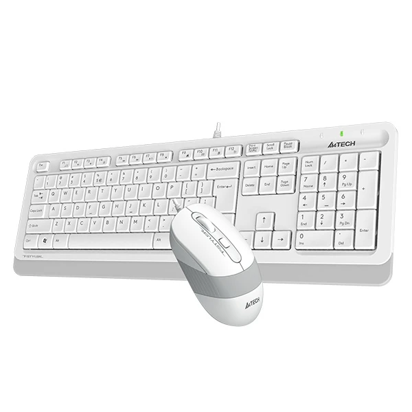 A4 TECH F1010 Q USB BEYAZ FN-MM KLV-OPTIK MOUSE SET