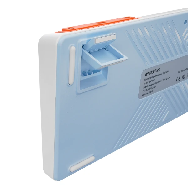 ACER EMACHINES EAK810 BEJ/MAVİ/TURUNCU USB RAINBOW AYDINLATMALI MINI Q STANDART KLAVYE