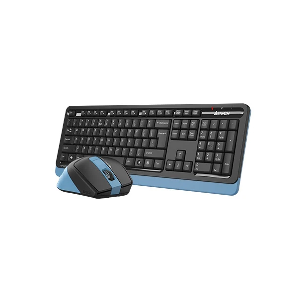 A4 TECH FG1035 Q NAVY BLUE 2.4G SİYAH/MAVİ Q FN-MM KABLOSUZ KLAVVYE+OPTİK MOUSE 2000