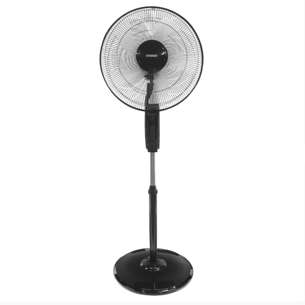 EVEREST FAN11 COOLAIR SİYAH/GRİ 16" 45W 5 KANAT 3 KADEME 1200RPM ZAMAN AYARLI VANTİLATÖR/ PERVANESİ