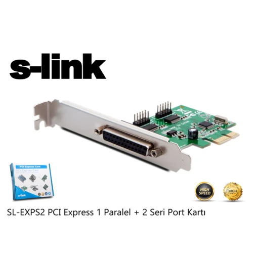S-LINK SL-EXPS2 PCI EXPRESS 1 PARALEL + 2 SERİ POR