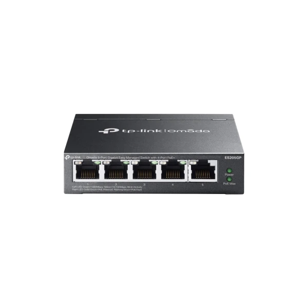 TP-LINK OMADA ES205GP 5-PORT 65W FREE CLOUD GIGABIT YONETİLEBİLİR DESKTOP SWITCH