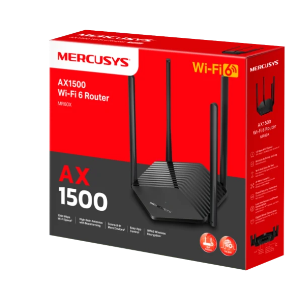 TP-LINK MERCUSYS MR60X AX1500 WIFI 6 ROUTER