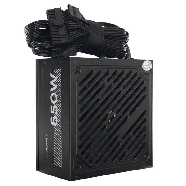 RAMPAGE RMP-650-80PB 650W 80 PLUS STANDART 12CM FAN AKTIF PFC POWER SUPPLY (KUTUSUZ)