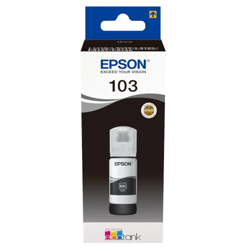 EPSON C13T00S14A 103 ECO TANK BLACK SİYAH ŞİŞE MÜREKKEP