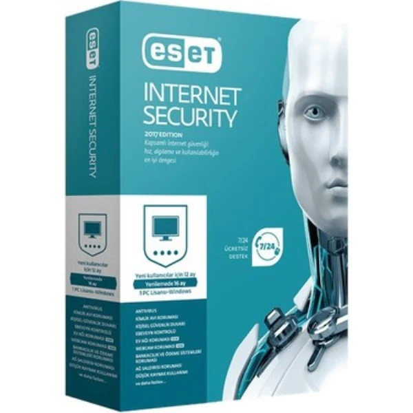 ESET INTERNET SECURITY (1 KULLANICI KUTU)
