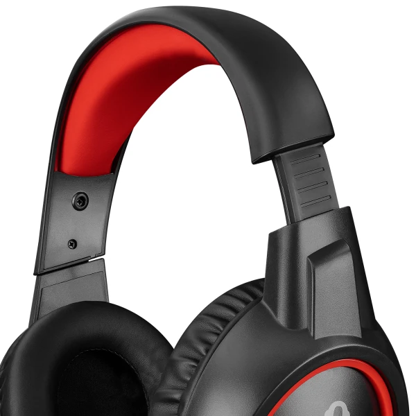 SNOPY SN-GX1 ERGO SİYAH/KIRMIZI 3,5MM GAMING OYUNCU MIKROFONLU KULAKLIK