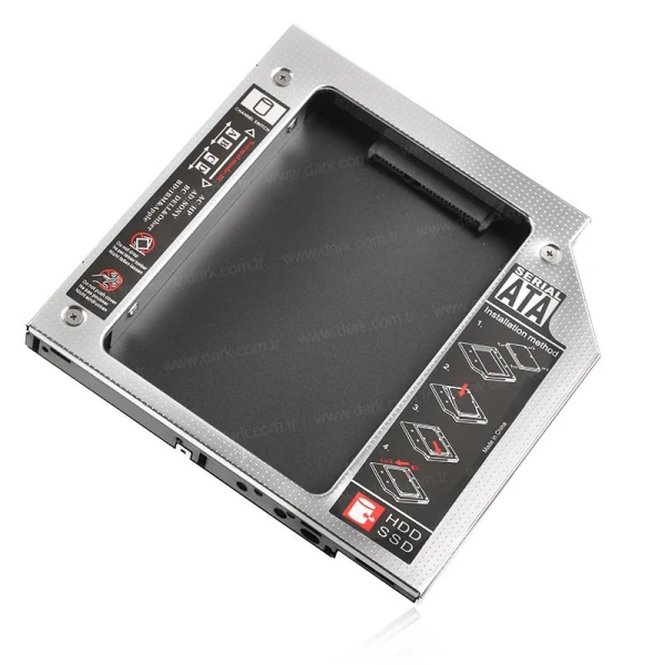 DARK DK-AC-DSOSD12 STOREX X.TRAY NOTEBOOK OPTIK SÜRÜCÜ SATA DISK YUVASI DÖNÜŞTÜRÜCÜ KIZAK (12.7MM)