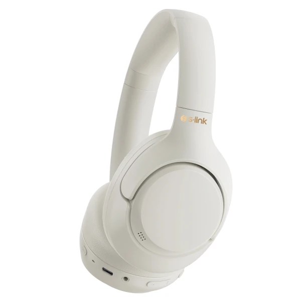 S-LINK DOOB BEYAZ HYBRID ANC BLUETOOTH KULAKLIK