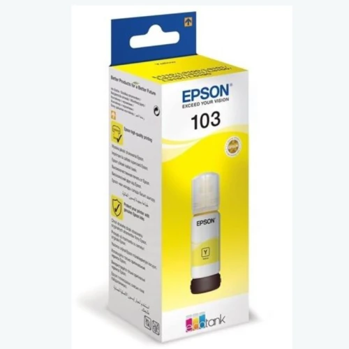 EPSON 103 C13T00S44A ECOTANK YELLOW SARI ŞİŞE MÜREKKEP (65ML)