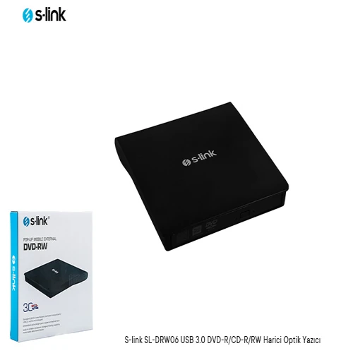 S-LINK SL-DRW06 USB 3.0 DVD-R/CD-R/RW HARİCİ OPTİK