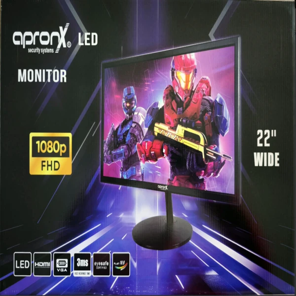 APRONX APX-NWS22 22" LED VGA+HDMI+SES MONİTOR