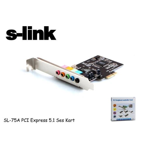 S-LINK SL-75A PCI EXPRESS 5.1 SES KART
