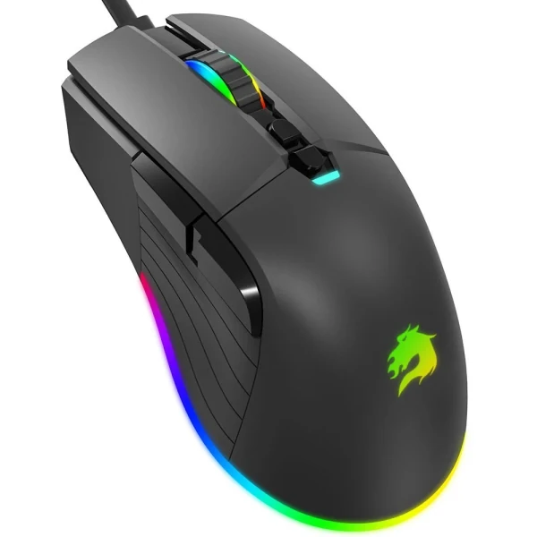 GAMEBOOSTER GB-M12B VITAL RGB AYDINLATMALI SIYAH PROFESYONEL GAMING MOUSE