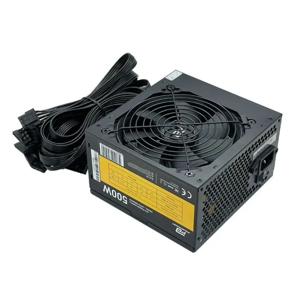 POWERBOOST PB500AR 500W APFC 2*PCI-E 6+2 PIN 12CM SİYAH FANLI ATX PSU (RETAIL BOX)