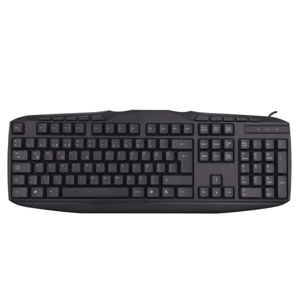 EVEREST KB-250U SİYAH USB M/M Q KLAVYE