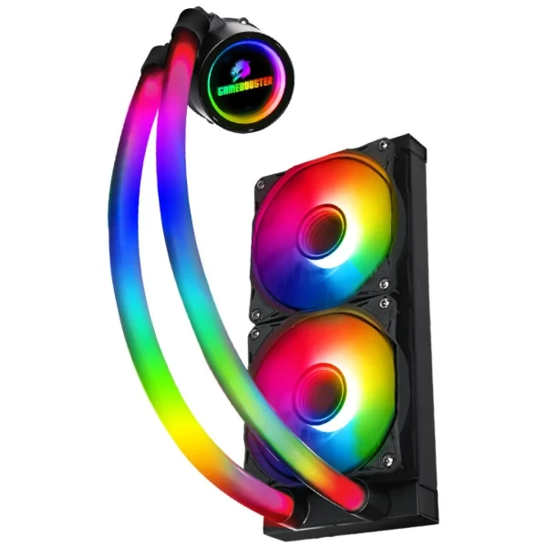 GAMEBOOSTER GB-LCS-PS240-BE INFINITY 240 BE ARGB FANLI 240MM (İNTEL/AM4) SERISI UYUMLU SIVI SOĞUTMA SISTEMI (SIYAH) 1700P / AM5