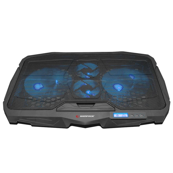ADDISON RAMPAGE AD-RC4 MAVİ LEDLİ 2*125MM+2*70MM IŞIKLI FAN 15-17 NOTEBOOK SOĞUTUCU STAND