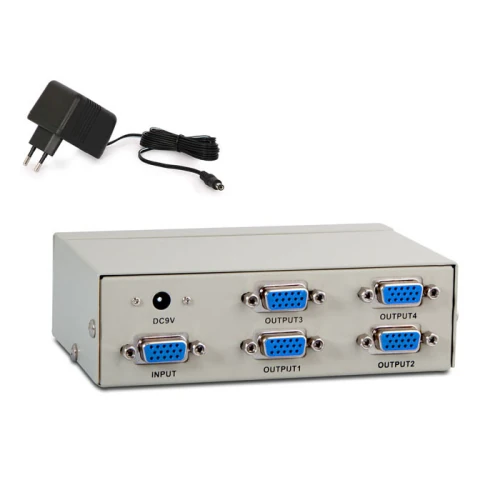 S-LINK SL-2504 4 LU 250mhz MONITOR SPLITTER