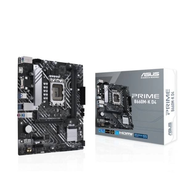 ASUS PRIME B660M-K D4 INTEL B660 LGA1700 DDR4 5333 HDMI