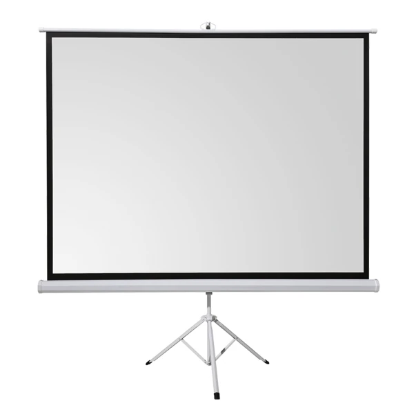 EVEREST TPP-200 200*200CM ARKASI SIYAH FONLU TRIPODLU PROJEKSIYON PERDESI