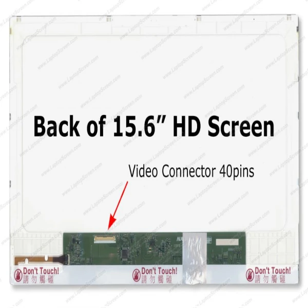 OEM B156XTN02.0 15.6'' LED TOUCH LCD PANEL WITH LVDS CABLE (30CM) 1366*768 40 PİNS 6 BİT