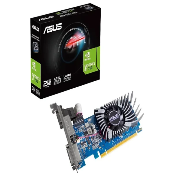 ASUS VGA GEFORCE GT 730 GT730-2GD3-BRK-EVO 2GB DDR3 64BIT 927MHZ DVI HDMI LOW PROFILE EKRAN KARTI