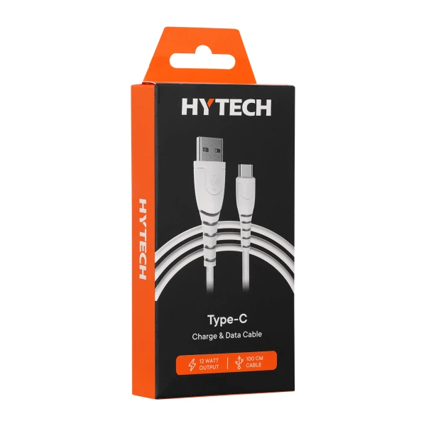 HYTECH HY-XTK30 2.4A TYPE-C 1M BEYAZ HIZLI ŞARJ KABLOSU