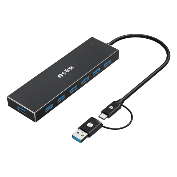 S-LINK SW-U317 USB 3.0 7 PORT HUB ÇEVİRİCİ ADAPTÖR