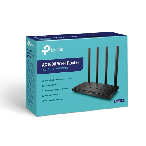 TP-LINK ARCHER C80 AC1900 WIR. MU-MIMO WF ROUTER