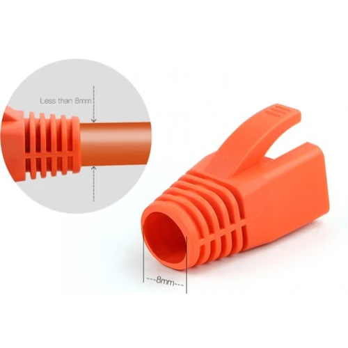 S-LINK SL-RJ40  RJ45 JAK KILIFI KIRMIZI 25LI