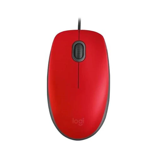 LOGITECH M110 SESSİZ KABLOLU MOUSE KIRMIZI 910-006759
