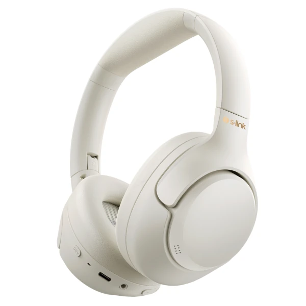 S-LINK DOOB BEYAZ HYBRID ANC BLUETOOTH KULAKLIK