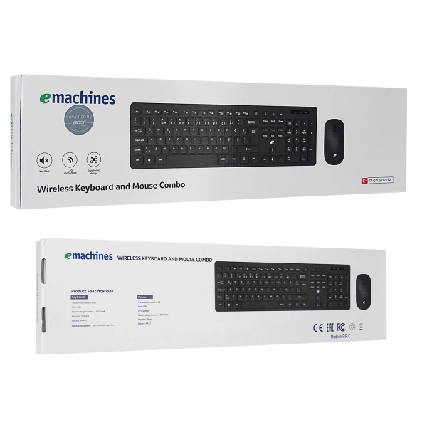 ACER EMACHINES EAK920 SİYAH KABLOSUZ Q KLAVYE + MOUSE SET
