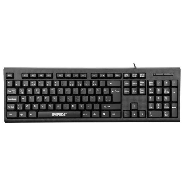 EVEREST KB-871U Siyah Q Standart Klavye