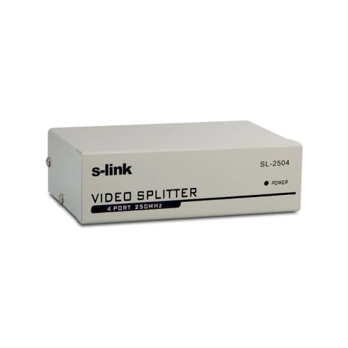 S-LINK SL-2504 4 LU 250mhz MONITOR SPLITTER