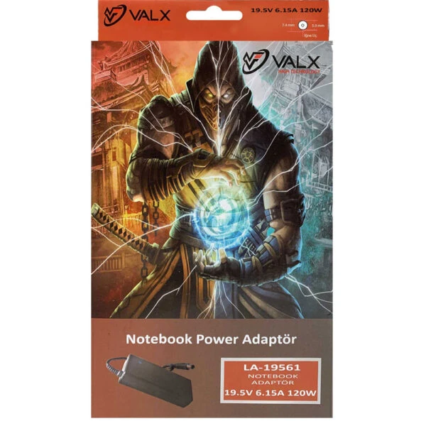VALX LA-19561 19.5V 6.15A 7.4X5.0 NOTEBOOK ADAPTÖR