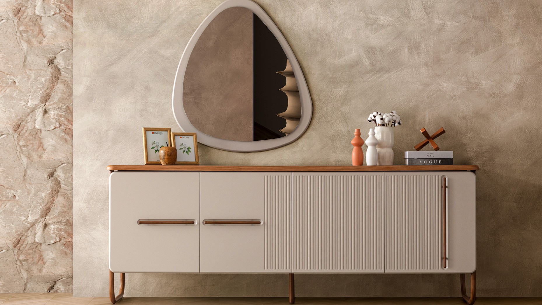 Lotus Konsol Aynası