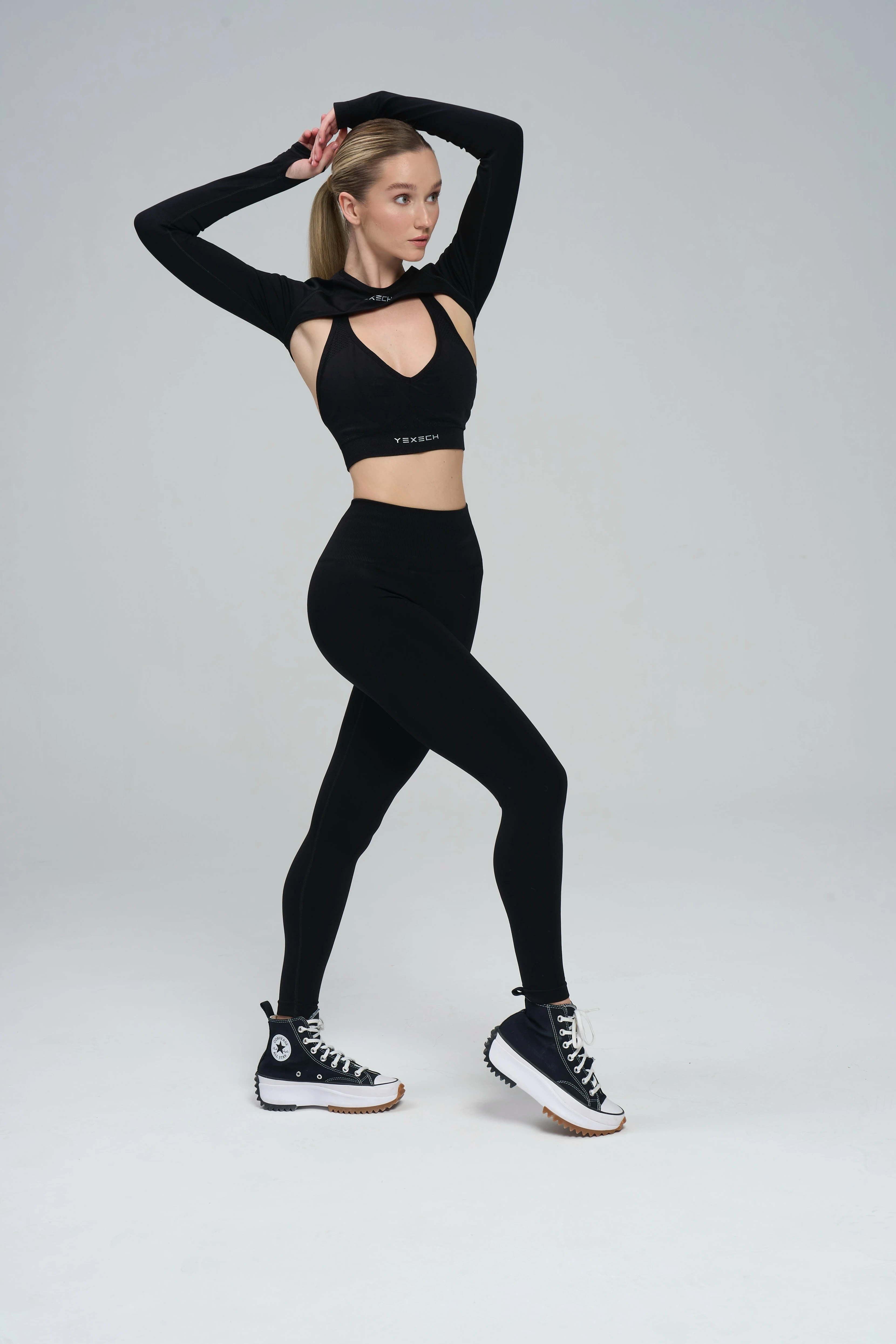 Büzgülü Seamless Ekstra Kalça Destekli Push-Up Aurora Spor Tayt