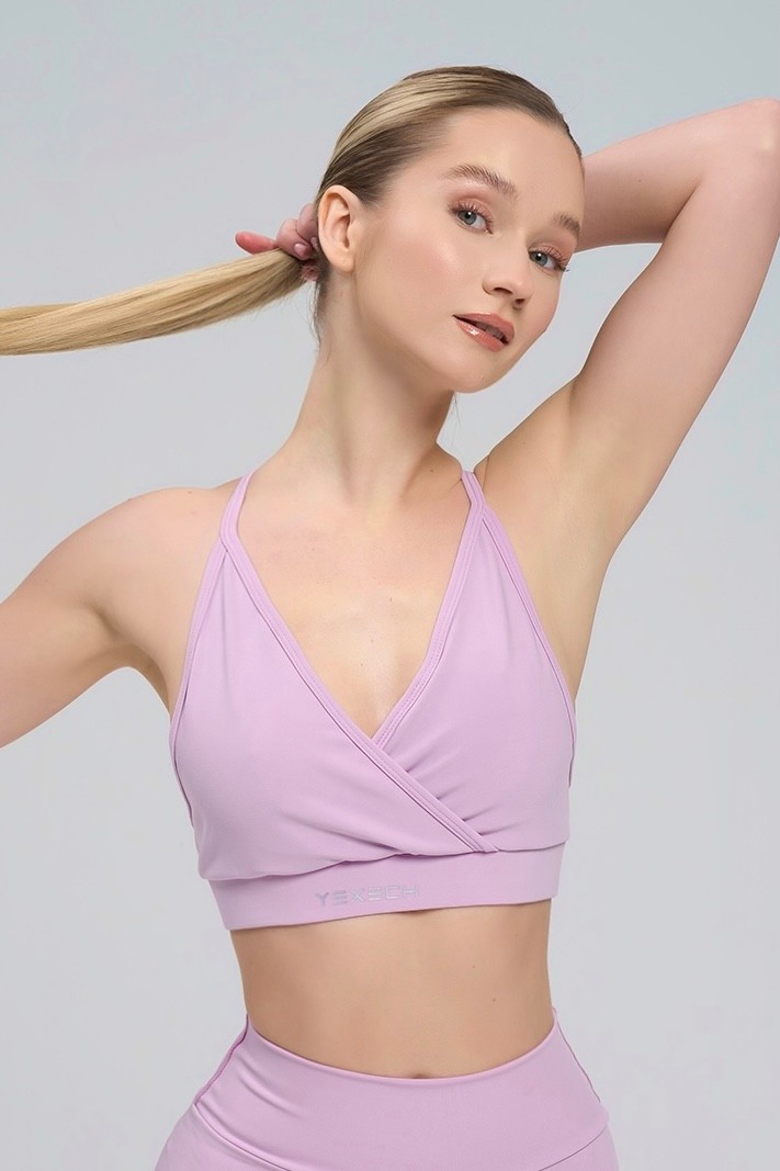 Crossover Verve Bra - Purple Rose