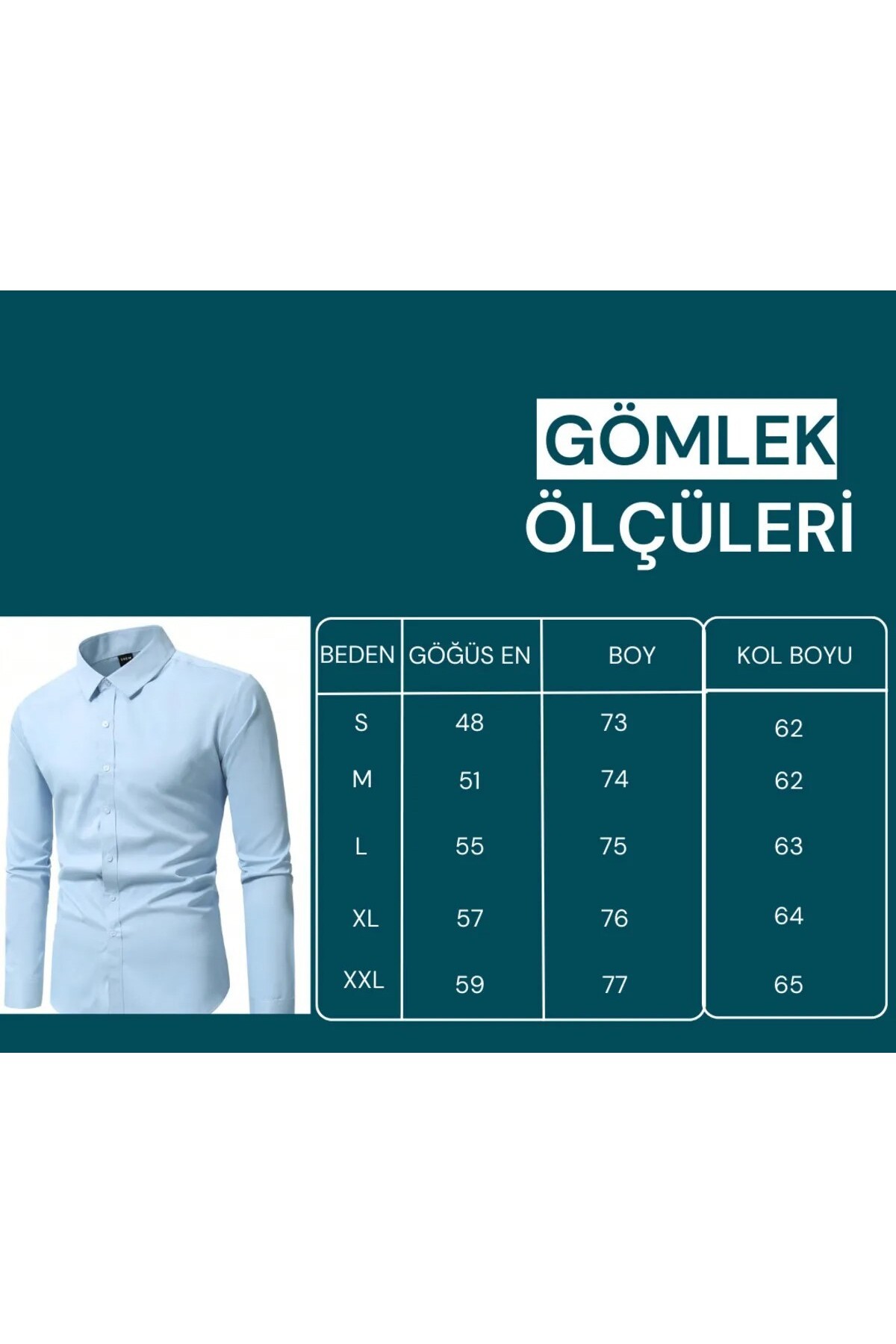 Erkek Slim Fit Kesim Düğmeli Yaka Uzun Kollu Gabardin Gömlek