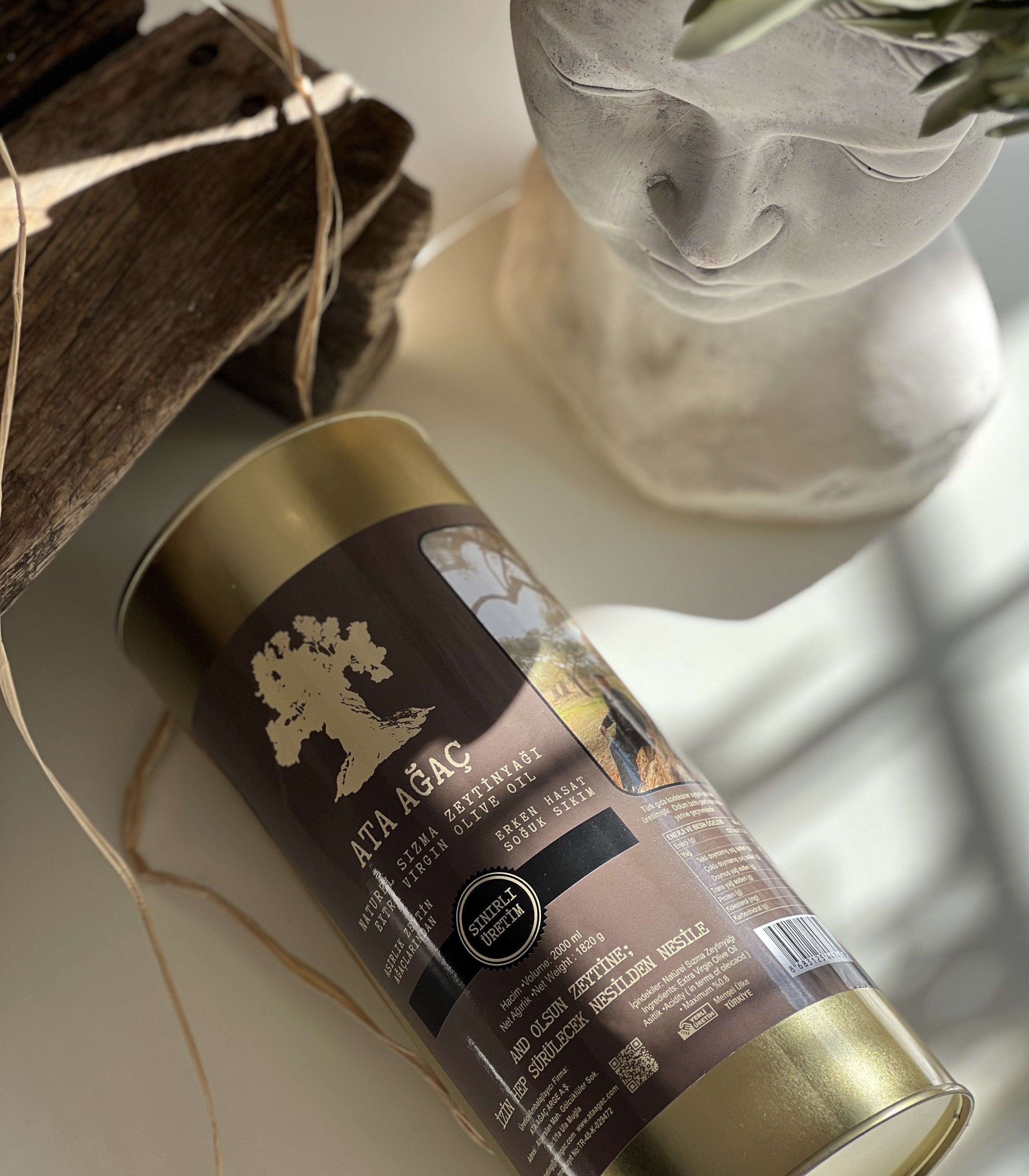 Organik Naturel Sızma Zeytinyağı 2 Lt