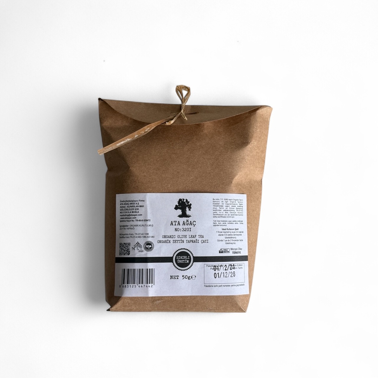 3201 Organik Zeytin Yaprağı 50 Gr