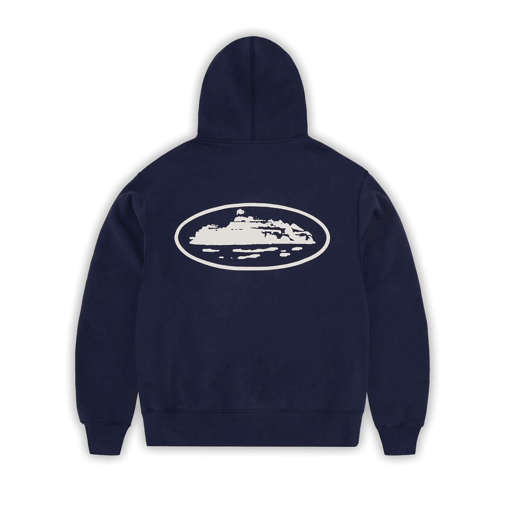 Island OG Zip Navy Hoodie