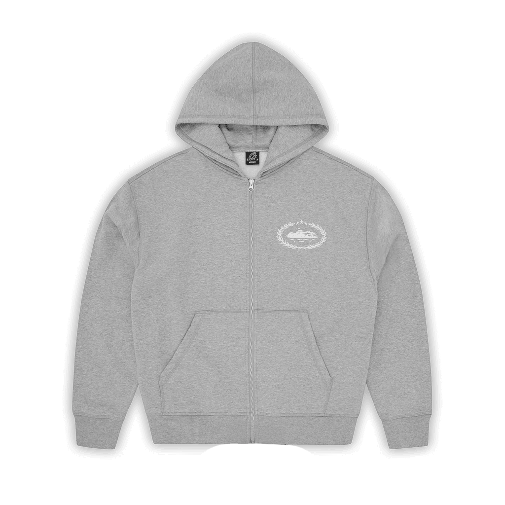 Superior Grey Zip Hoodie