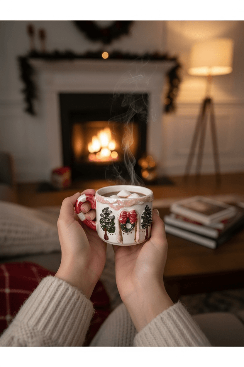Şeker Evim Christmas Seramik Kupa