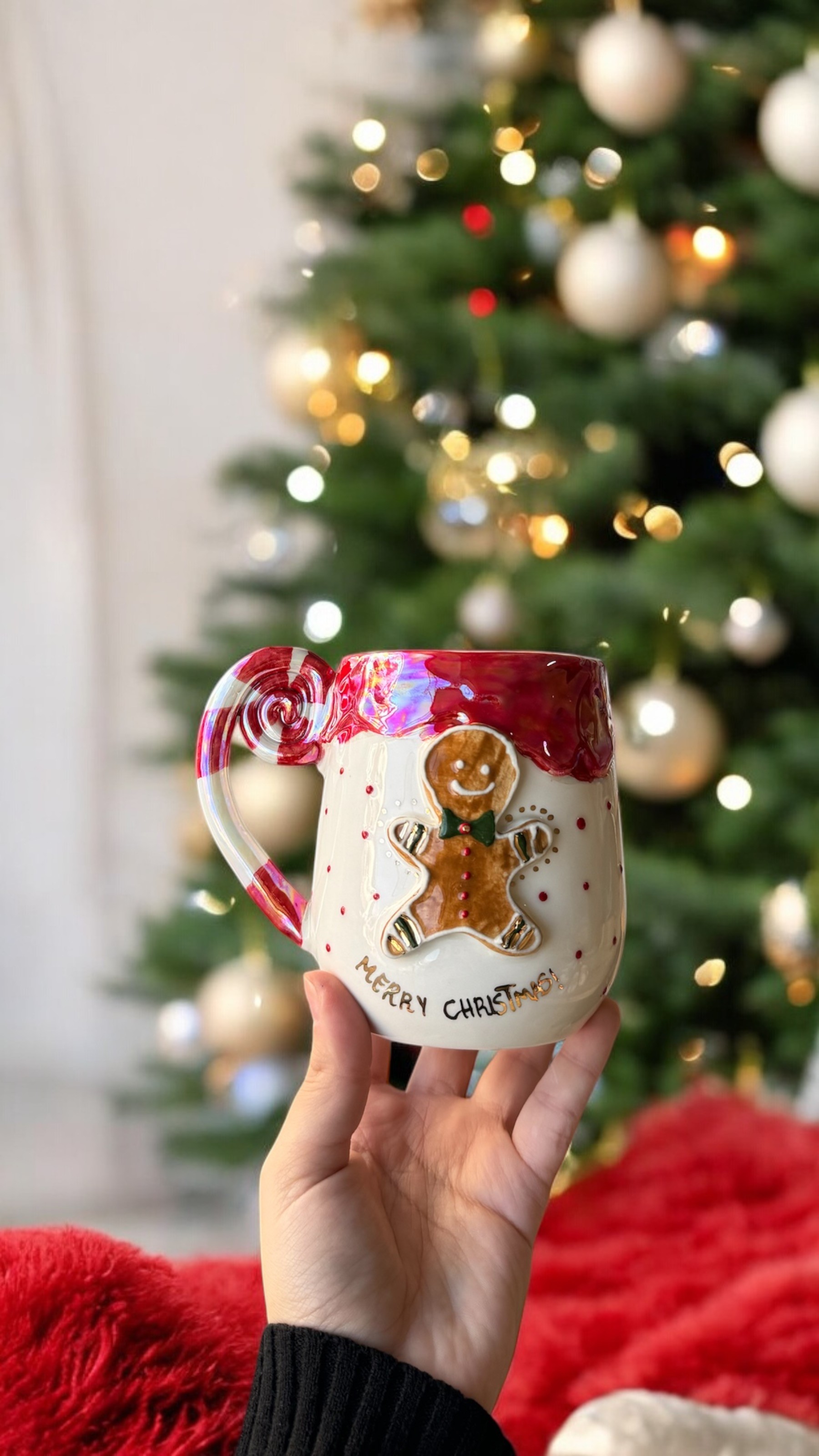 Christmas Cookie Seramik Kupa 