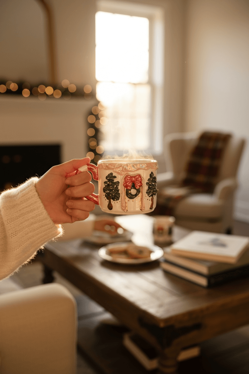 Şeker Evim Christmas Seramik Kupa